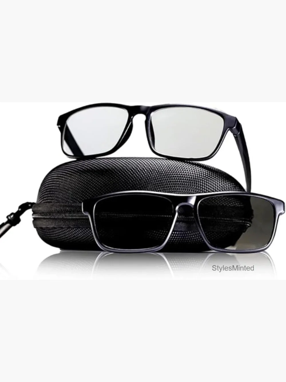 Polarized Tattoo Sunglasses with Extra Frame UV380 Lens Clarity